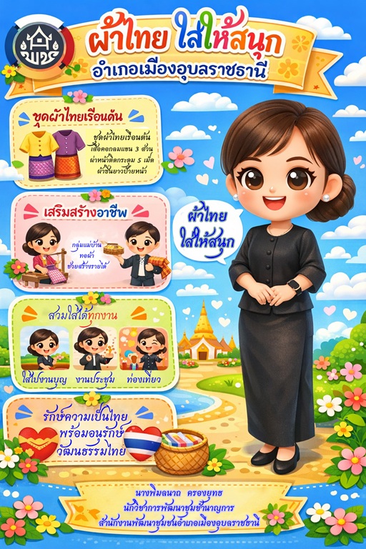 ผ้าไทย  ใส่ให้สนุก