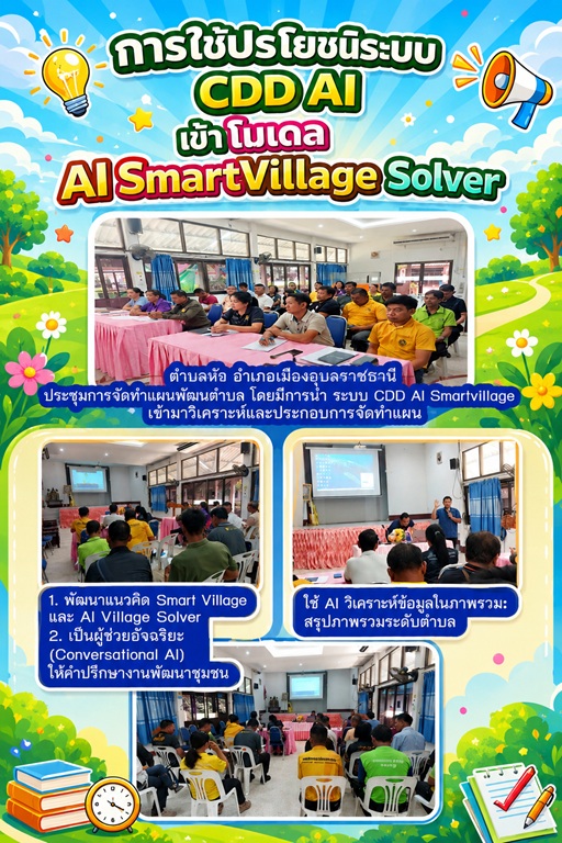 การใช้ประโยชน์ระบบ CDD AI 